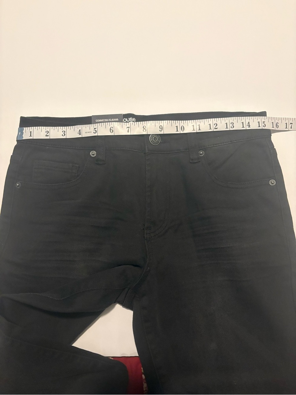 Warehouse One Women’s Black Skinny Jeans, Sz 30. NWT - Picture 8 of 11